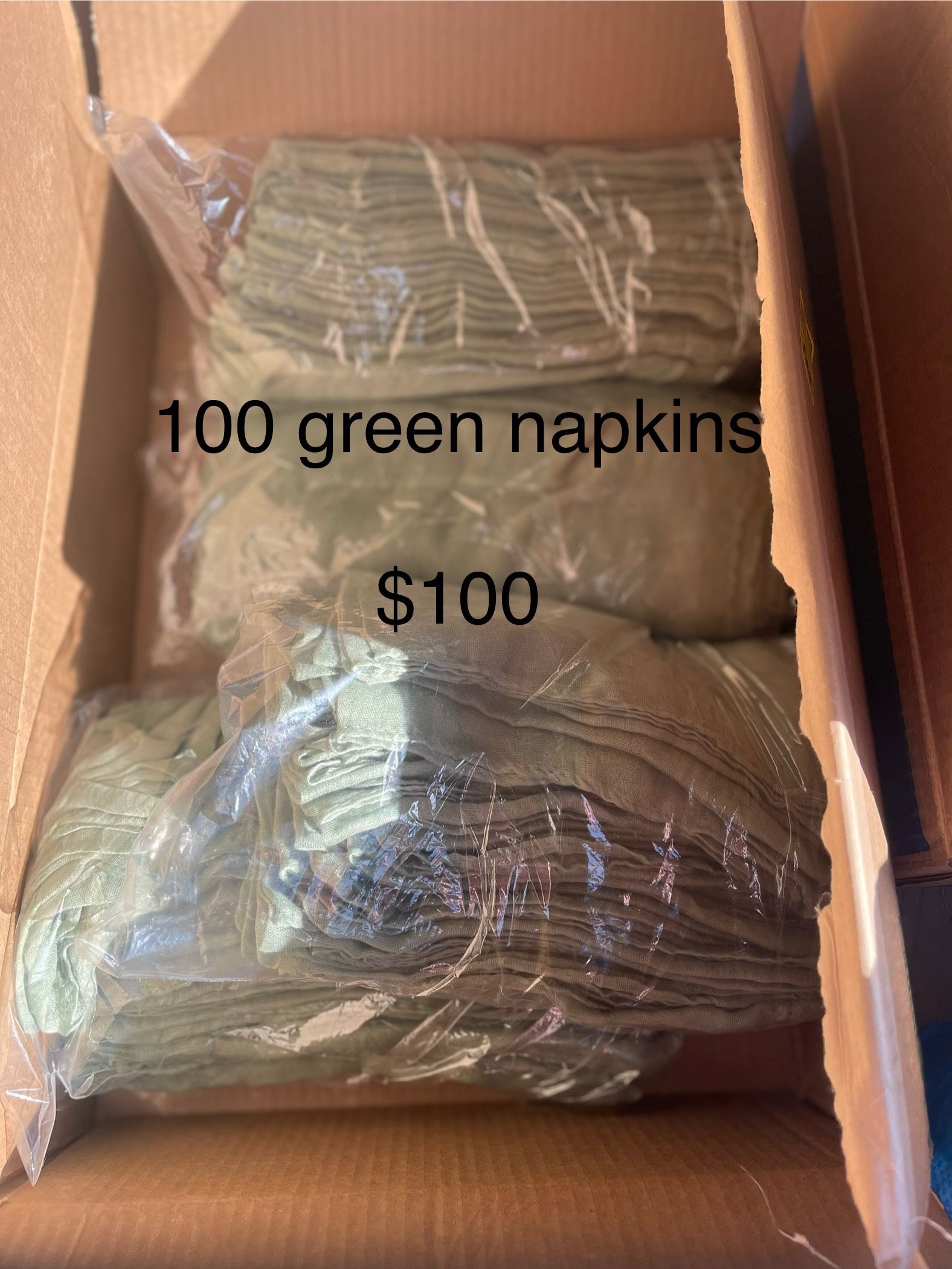 Green Napkins 