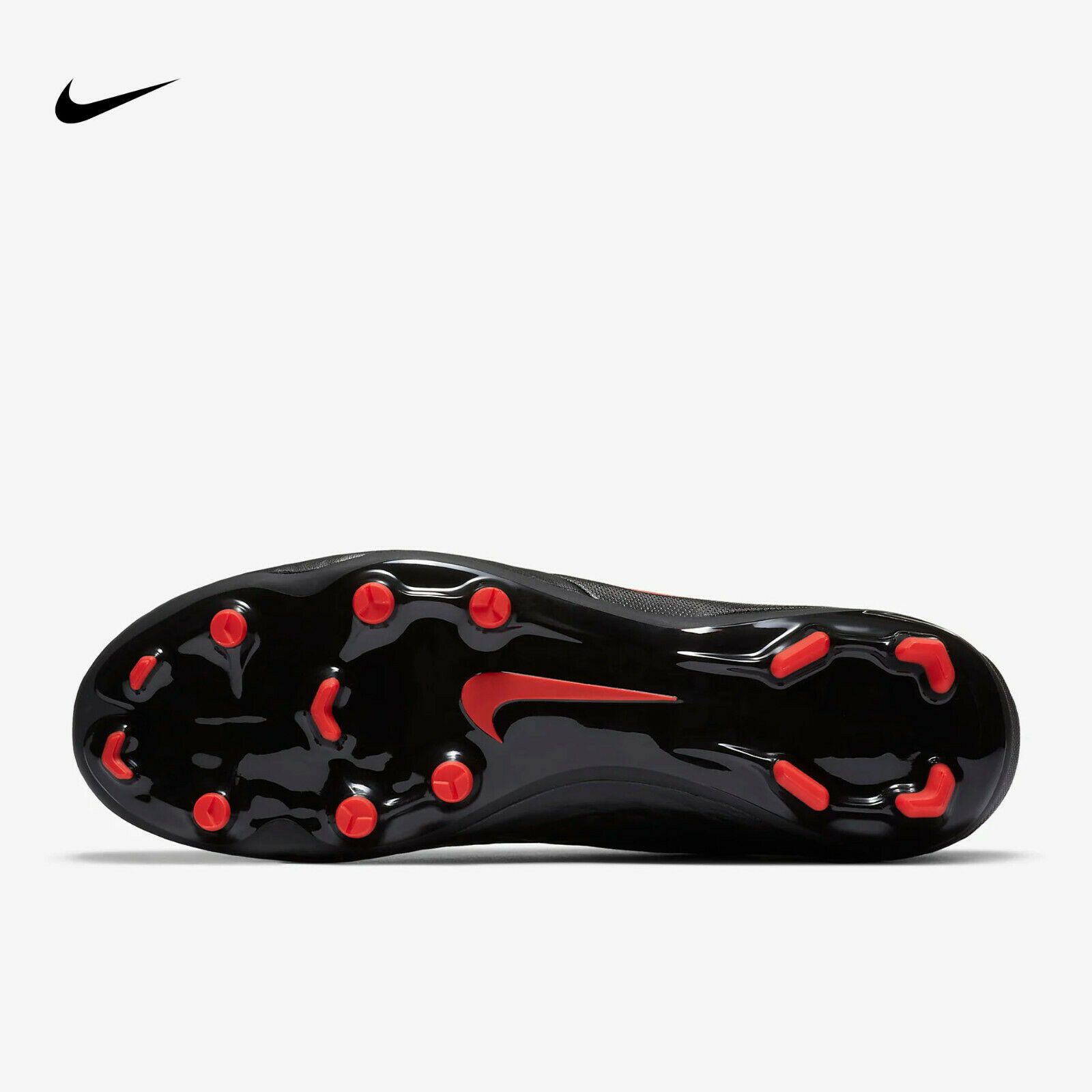 Nike Tiempo Legend Size 8.5 MG Black/Red Soccer Cleats