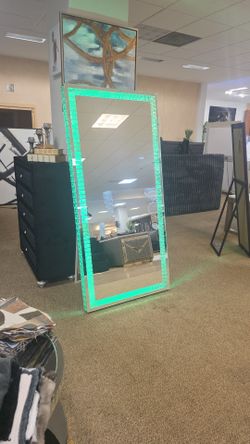 Beautiful mirror Bluetooth speaker led lights
