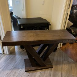 Oak Console Table