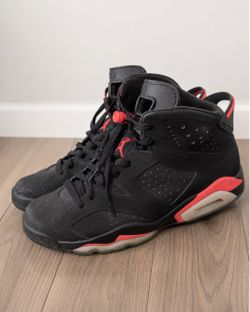 Air Jordan 6 Black Infrared Sneakers