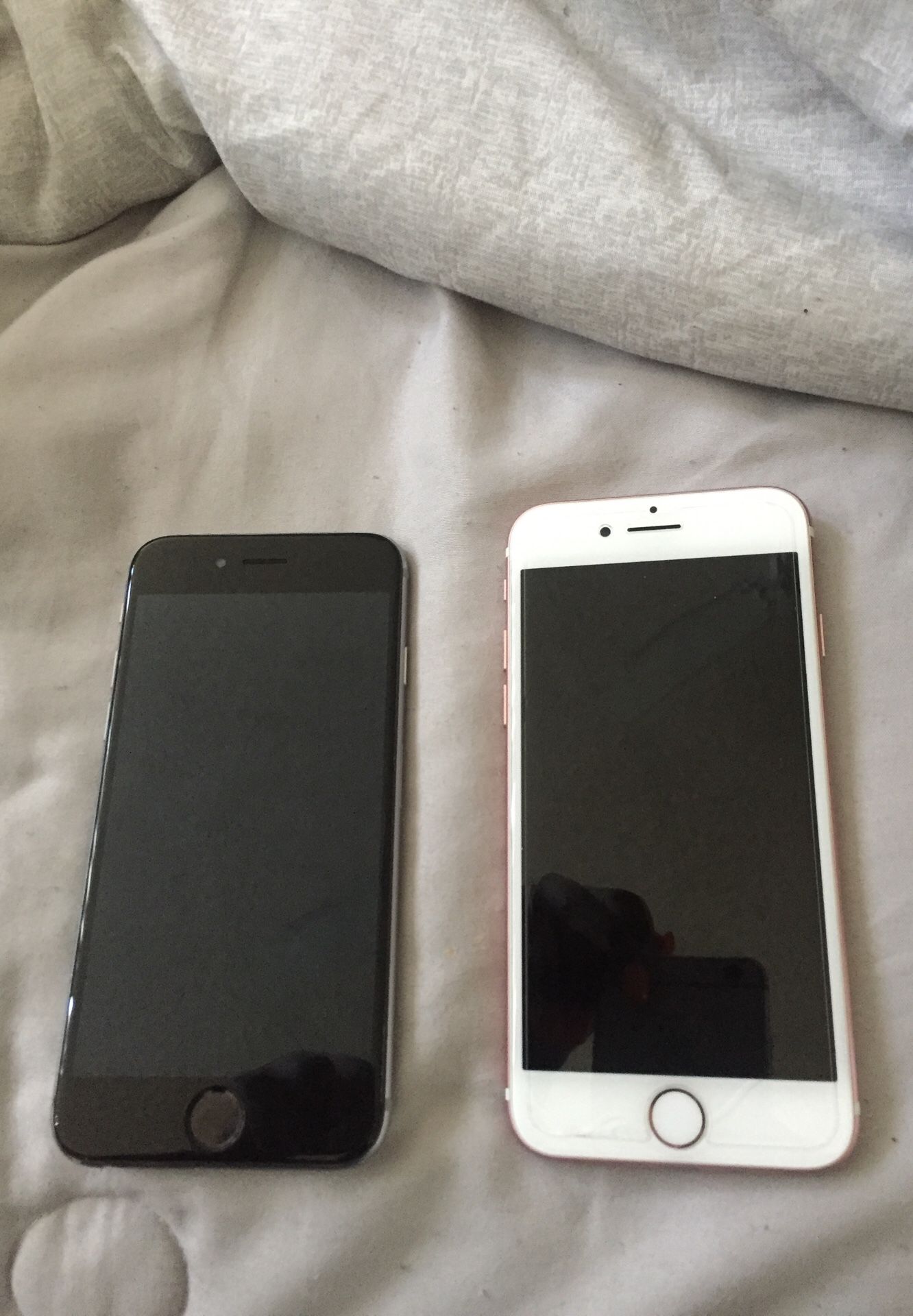 iPhone 6 an 8 the iPhone 6 is sprint an the iPhone 8 is at&T