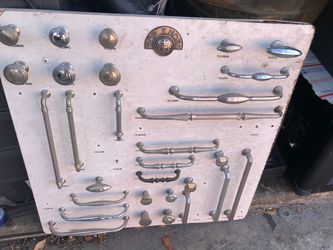 Handles/Knobs. Display board