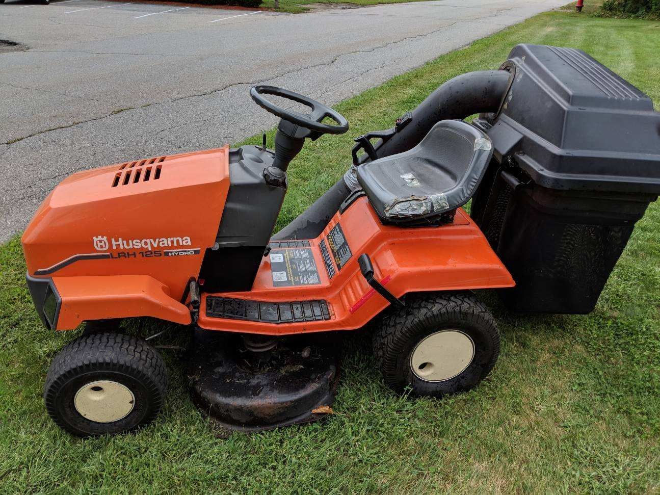 Husqvarna Tractor Mower & Double Bagger