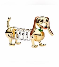 Disney x Pixar Toy Story Slinky Dog Charm Sterling Silver 925