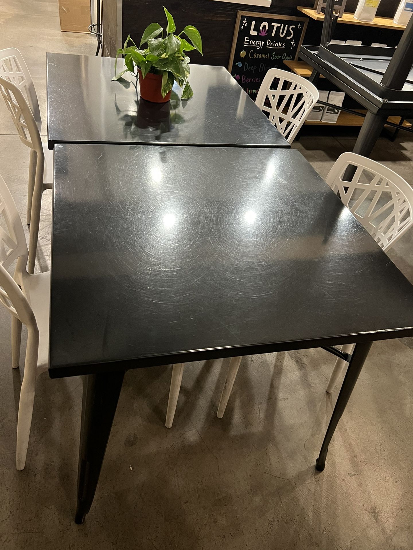 Stainless Steel Tables And Chairs
