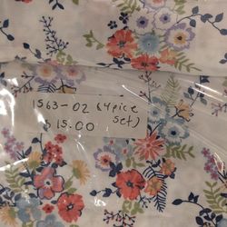 Floral Sheet Set Q