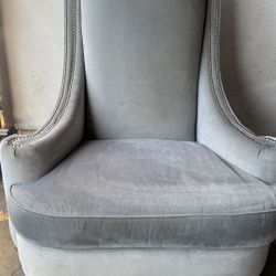 Candice Olson High Back Chair With Studded 
