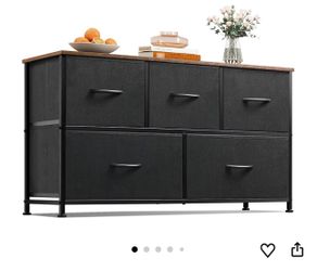 5 Fabric Wide Chest Dresser