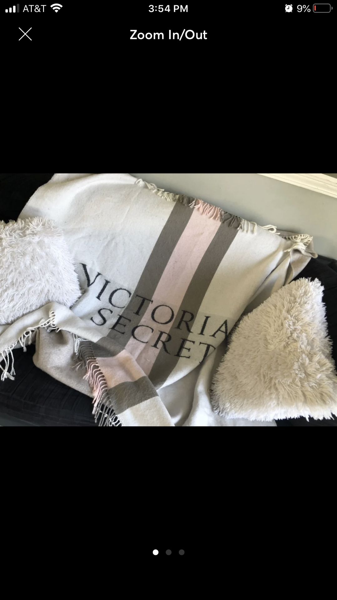 Victoria’s Secret throw blanket