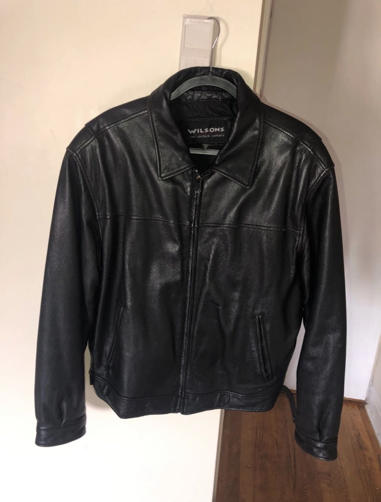 M. Julian Wilsons Leather Black Leather Thinsulate Jacket XL Extra Large