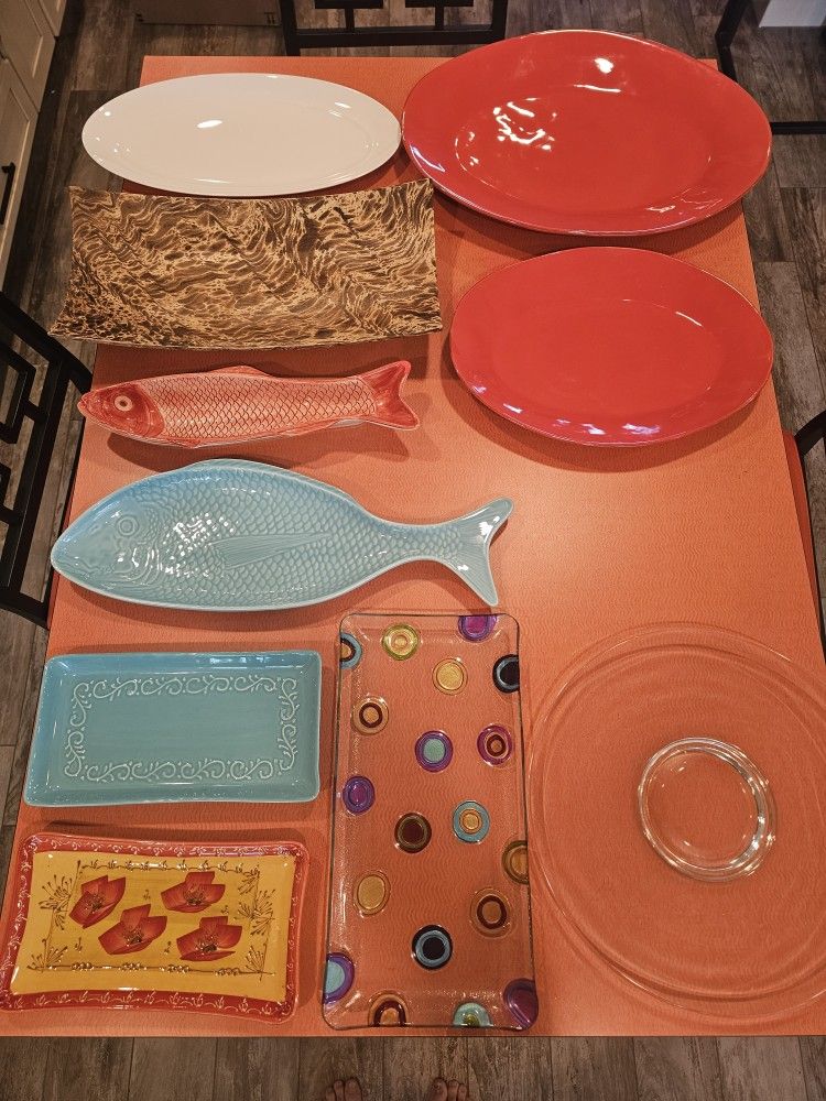 Various Serving Plates