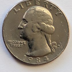 1984-D Washington Quarter
