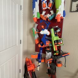 Nerf Collection & Peg Board