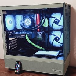 RGB Gaming PC AMD Ryzen 5500 16GB RAM 500GB SSD 2tb HDD Gigabyte Radeon 6500XT Wifi|Bluetooth