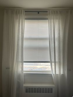 Curtains, Rod, and Holdbacks - MOVE OUT SALE