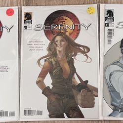Serenity Dark Horse Comics 1-3 Bagged And Boarded 2005 Joss Whedon