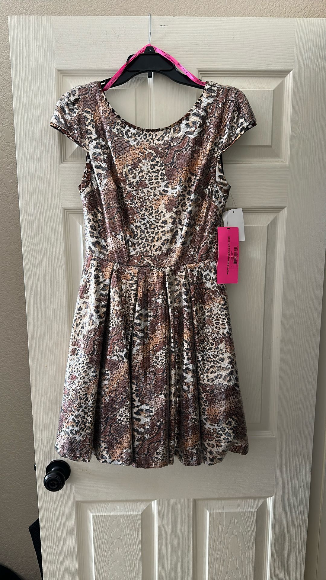 Women’s Sz Med Betsey Johnson Sequined Dress-NWT New