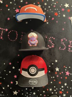 Pokémon Hats/Caps/Snapbacks by Bioworld & Pokémon Center
