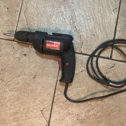 Drill Master 120v 3/8 In. Variable Speed Reversible Electric Drill Corded