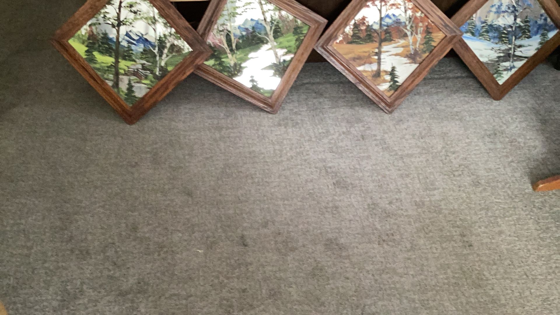 Seasons Painted On Glass 