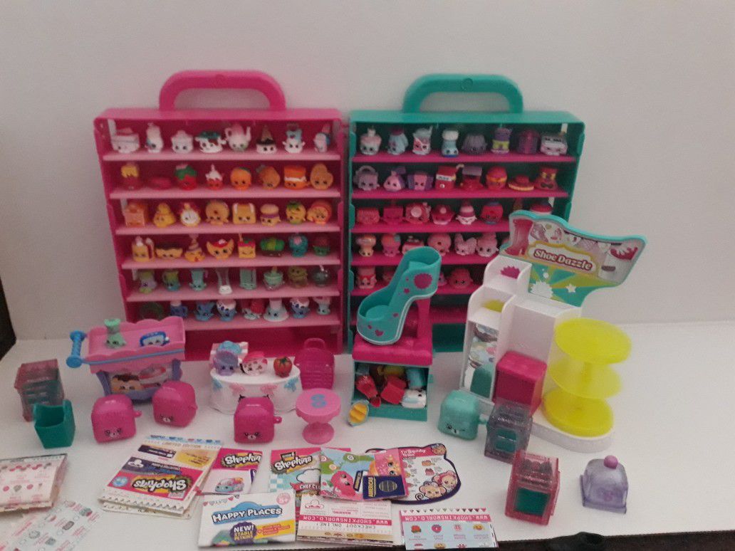 100+ shopkins and accessories