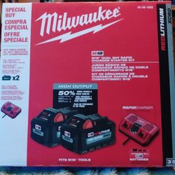 Milwaukee M18 Dual Rapid Charging Kit