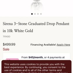 10k Diamond Charm And Chain