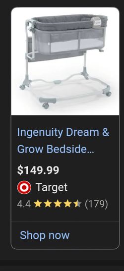 INGENUITY DREAM & GROW BED SIDE