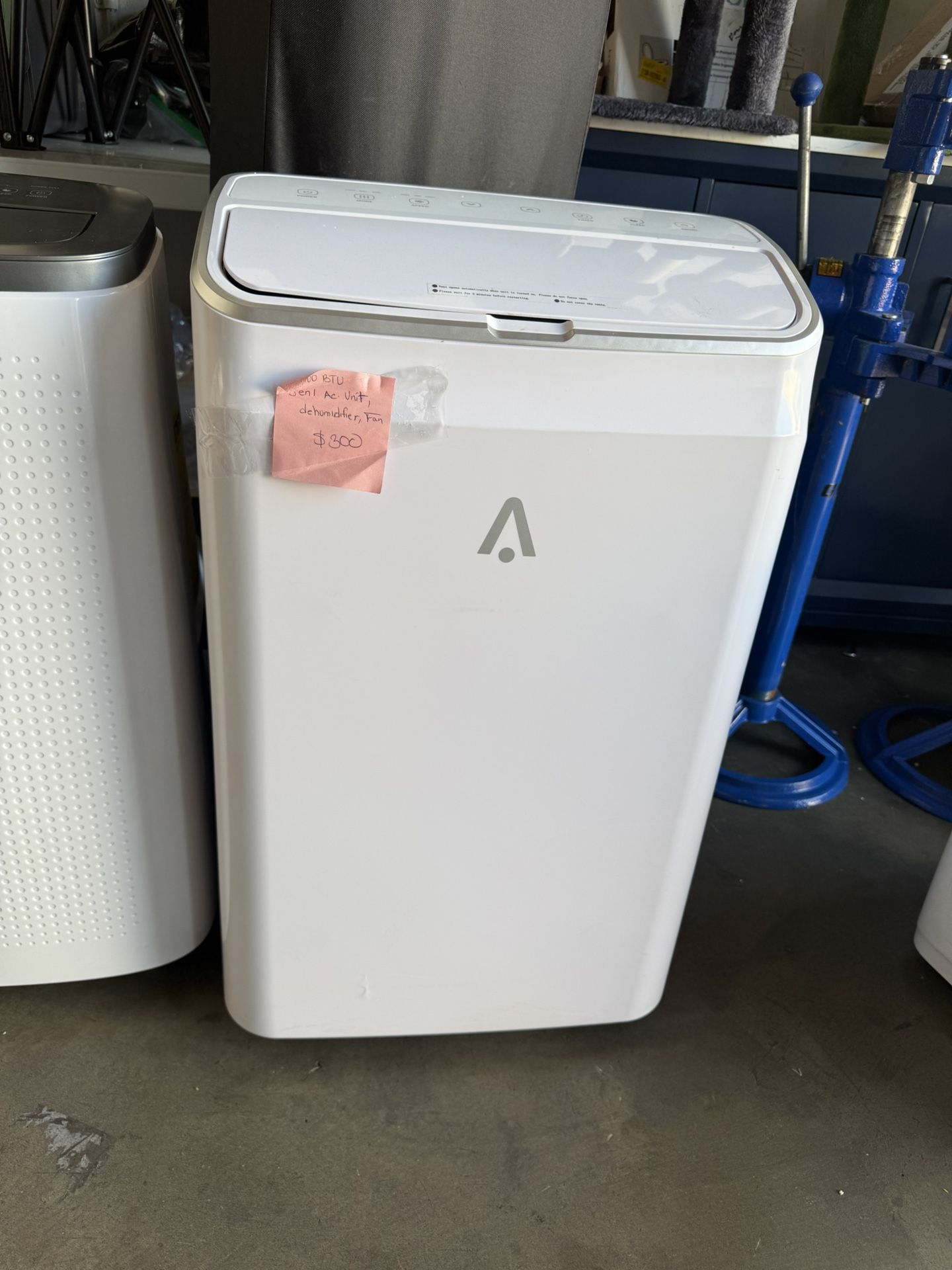 3-in-1 Portable Air Conditioner with Built-in Dehumidifier Function, Fan Mode, Remote Control, 14,000 BTU, Cool to 750 Sq.Ft, for Home