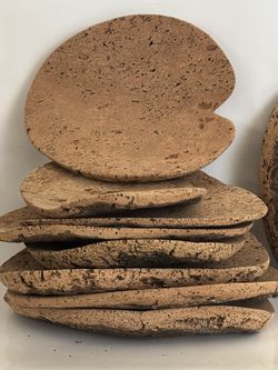Authentic Cork Platters - Bark Still Attached