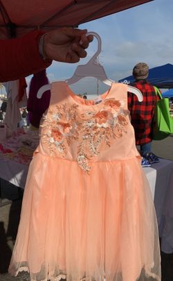Brand new girl dress peach size 1-8