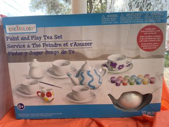 Paintable Tea Set