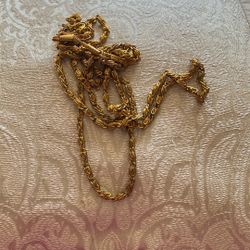Long Gold Chain 