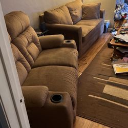 La-Z-Boy Love Seat And Sofa/Couch