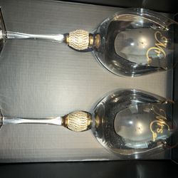 Mr And Mrs Wedding Glasses 