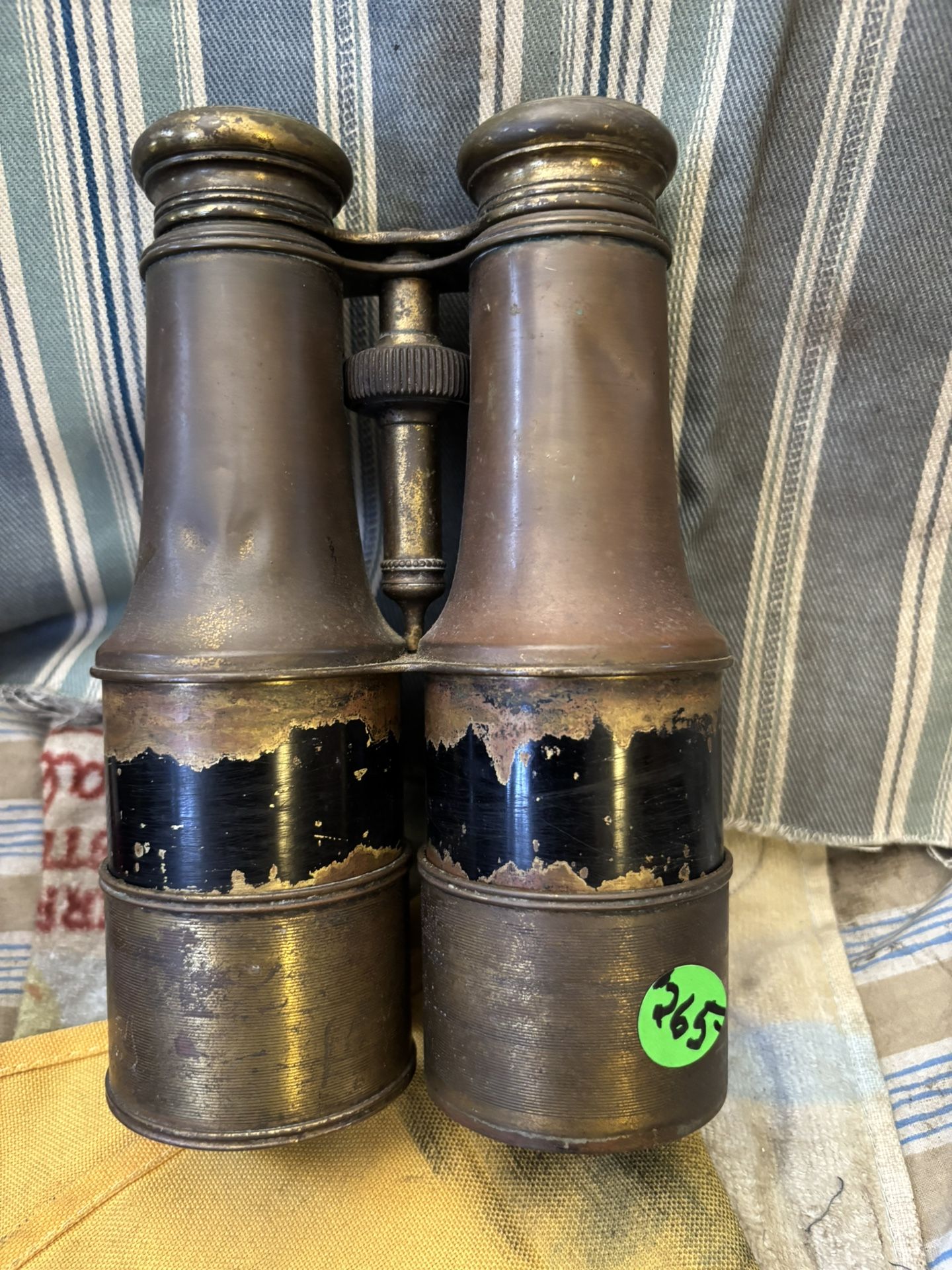 Brass. French Binoculars With Extensions