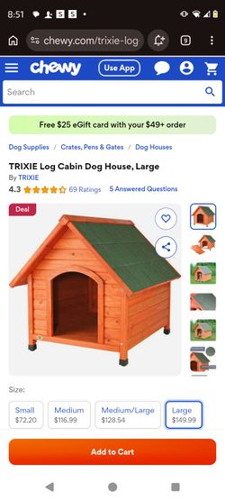 Medium size Dog house