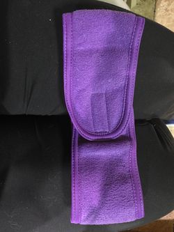 Spa head wrap purple