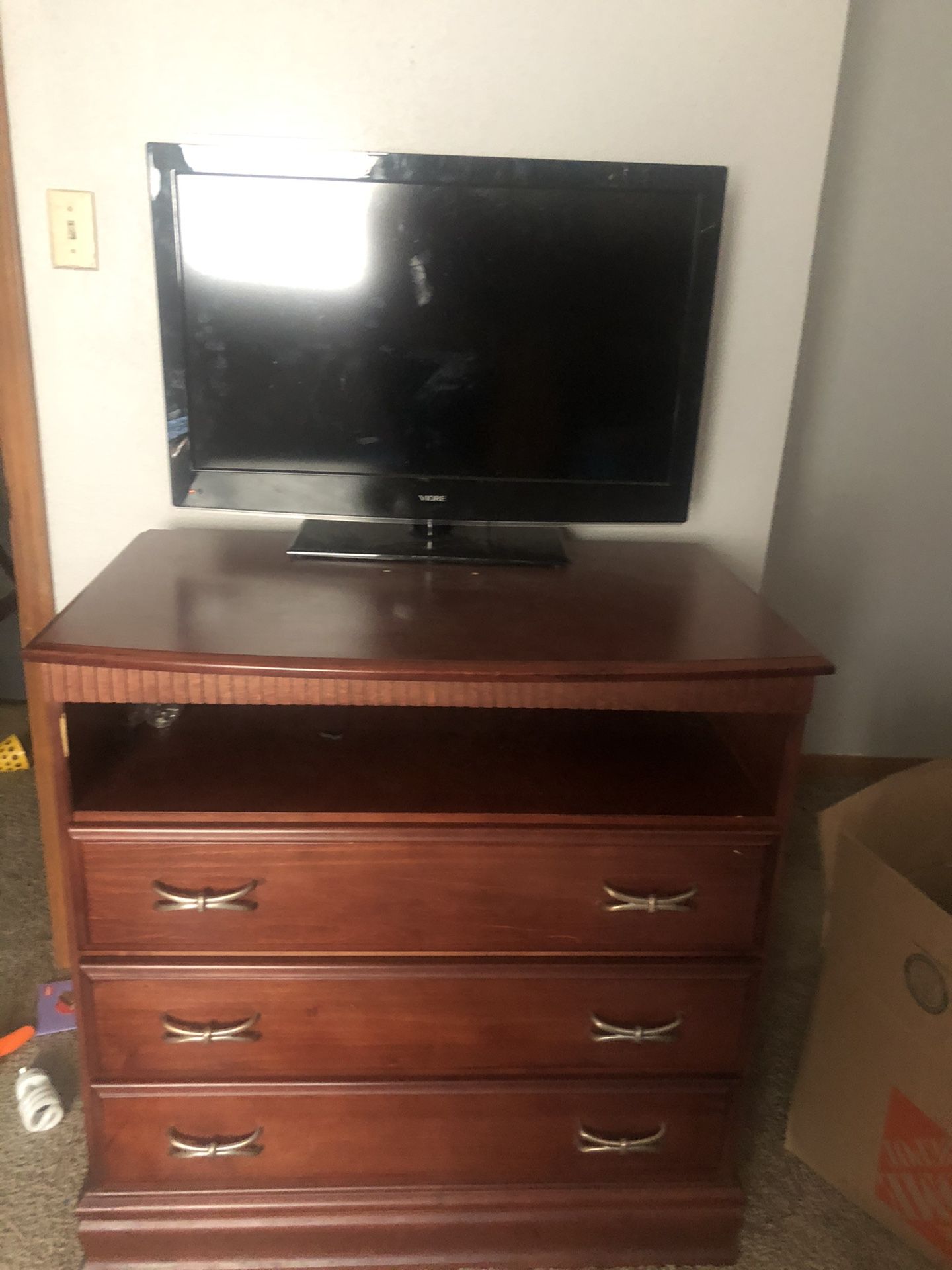Wood TV stand/Desk
