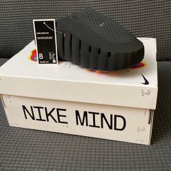 Nike mind 001 slides black color way  