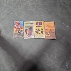 Sealed VHS John Wayne Tapes