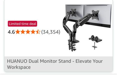 Desk Dual Monitor Stands
