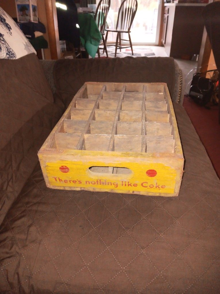 Coca Cola Wooden Crate.