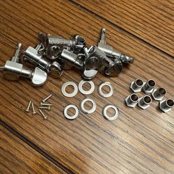 Grover Mini 6 In Line Machine Heads/Tuners Good Shape!