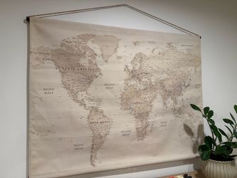 World map canvas