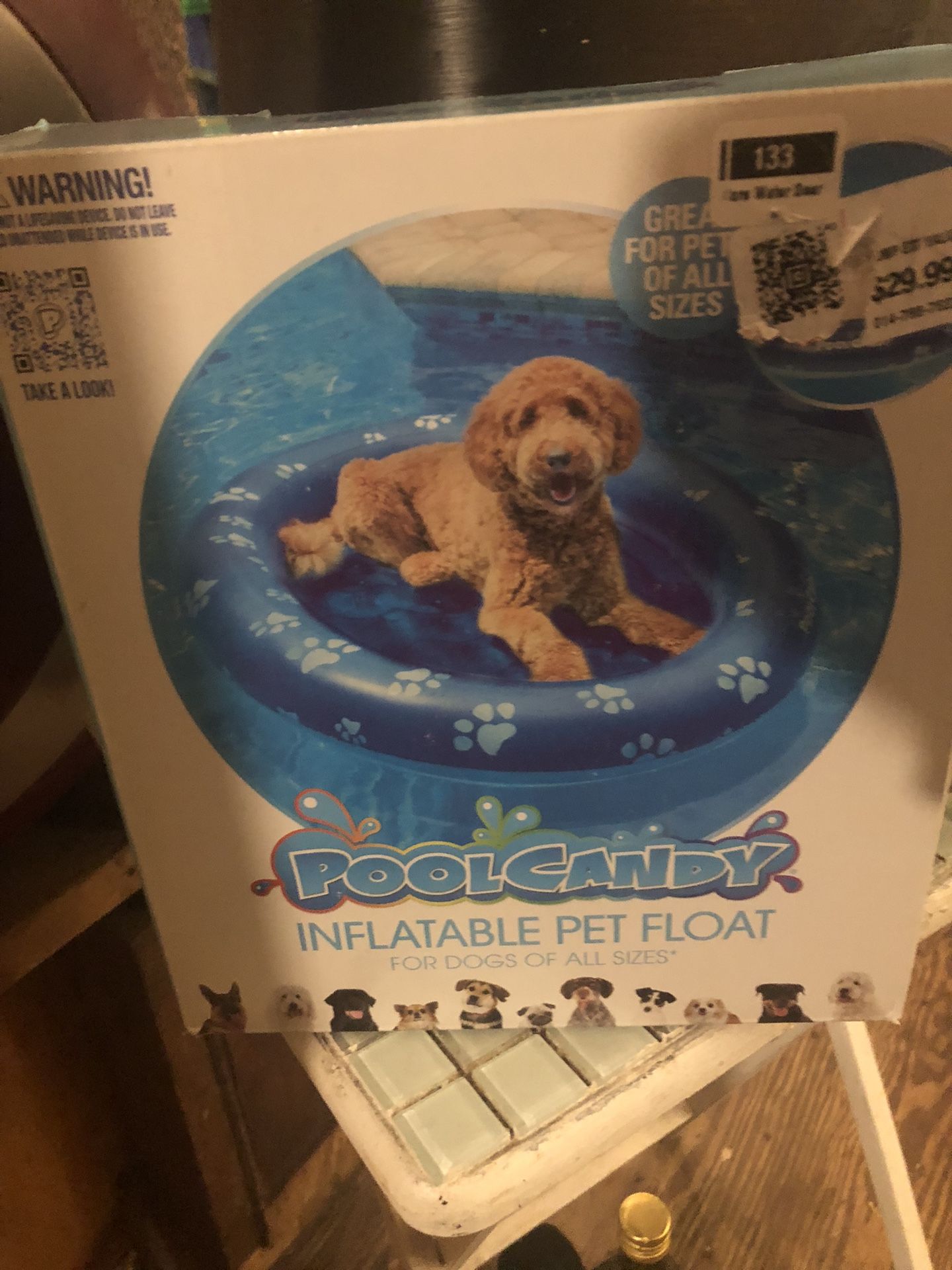 Poolcandy Inflatable Pet Float