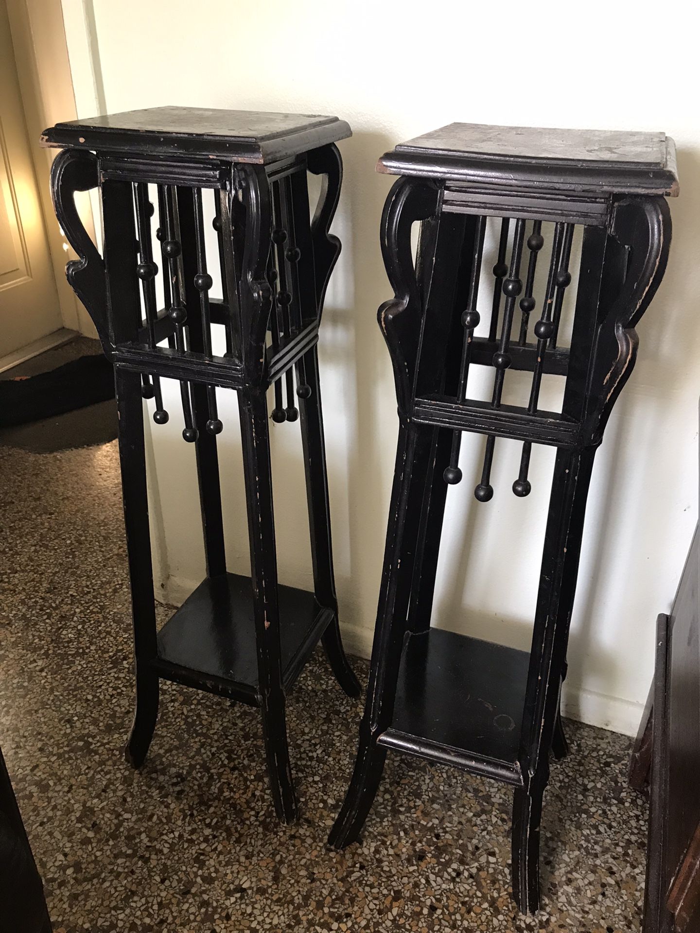 Antique twin tables