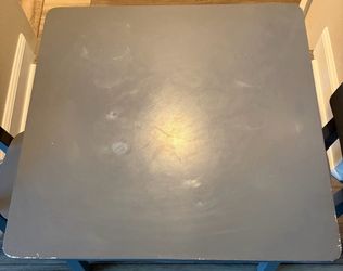 Crate And Barrel Kids Table With 2 Chairs