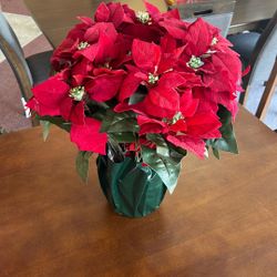 Faux Poinsettias $5 
